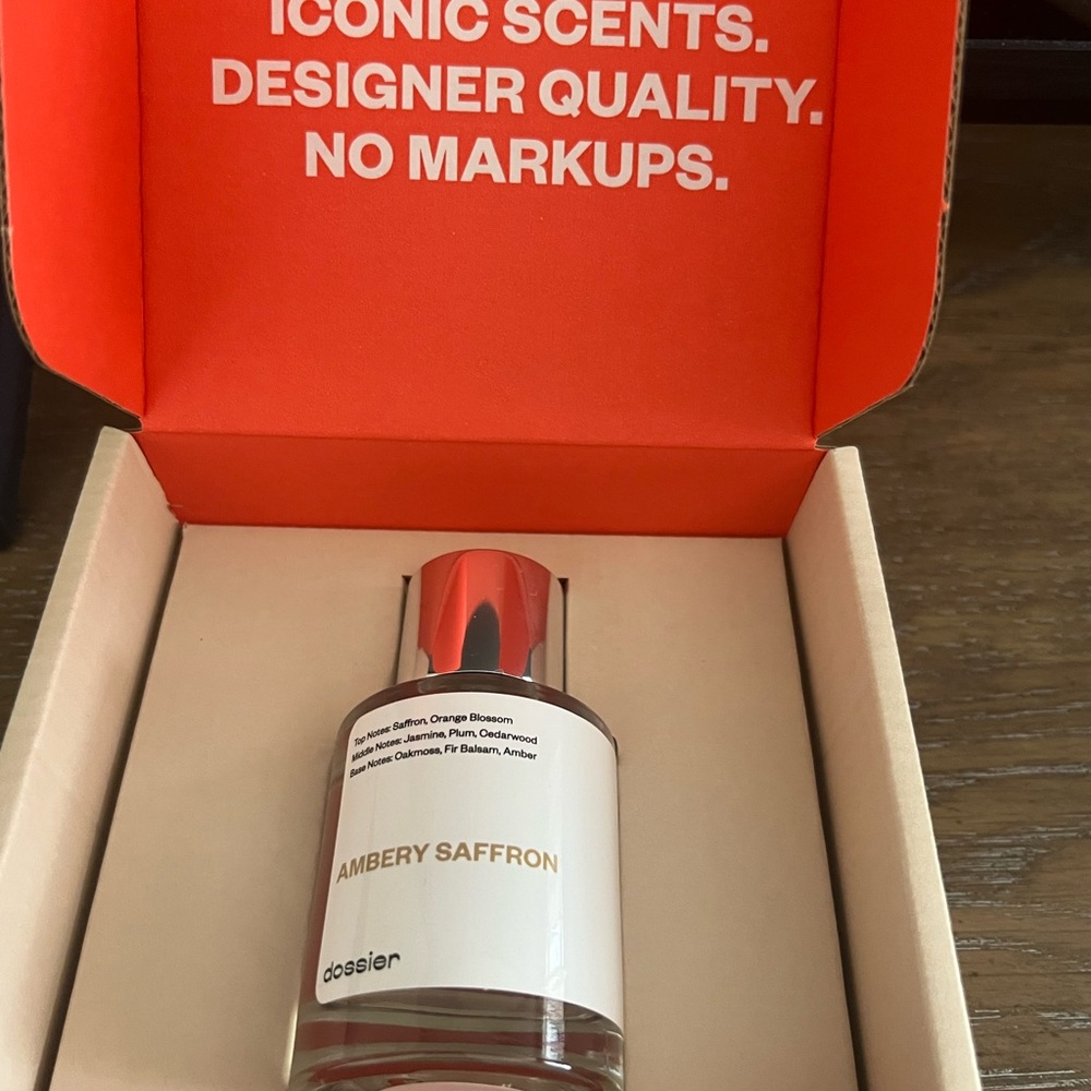 Ambery Saffron Perfume - used once
